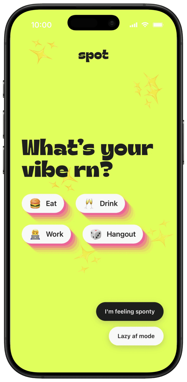 Find by vibe screen 1